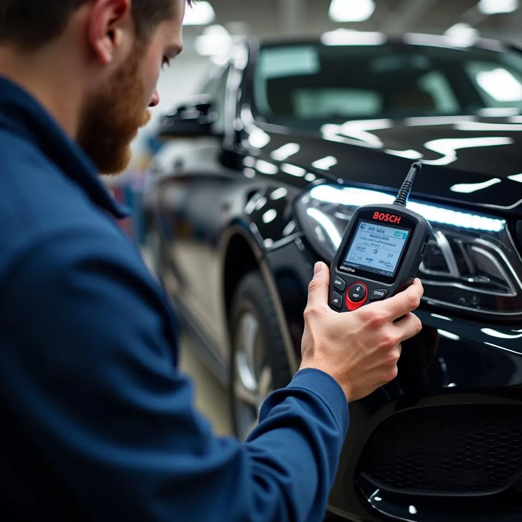 Bosch Hammer Scan Tool in Action