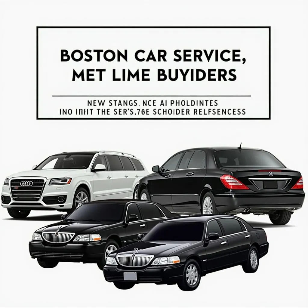 Boston Car Service Met Limo: Luxury Vehicles