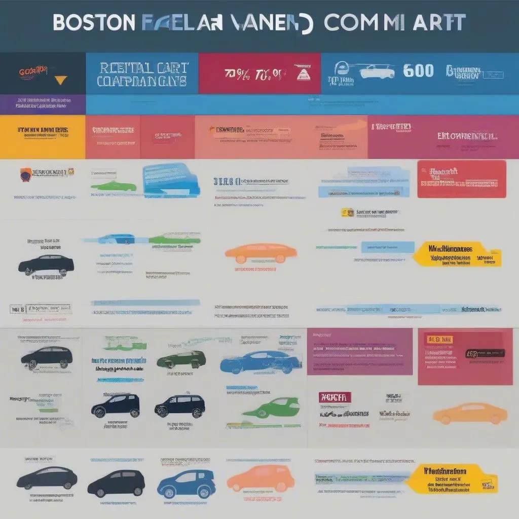 Boston Logan Airport Rental Car Comparison Chart