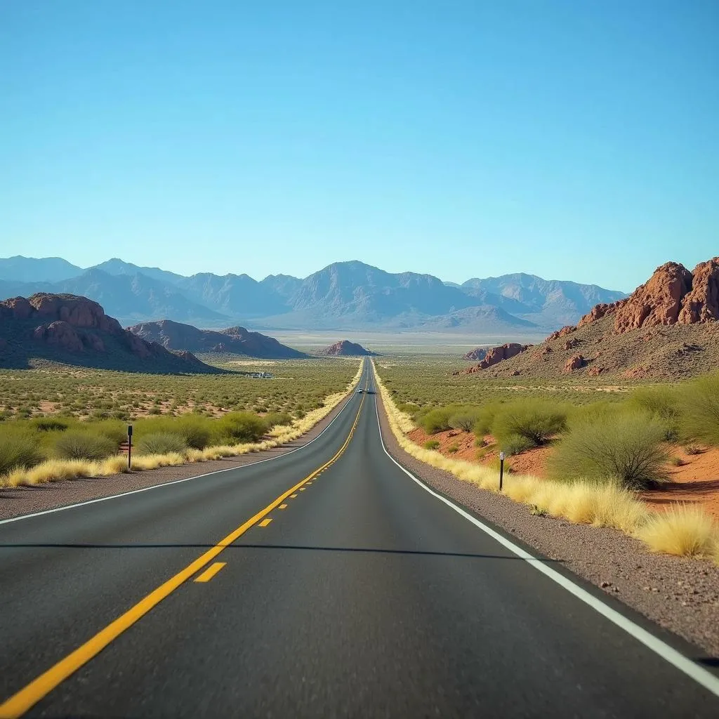 Highway Route from Bradley to Scottsdale