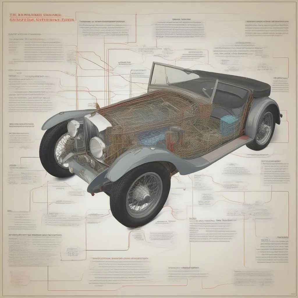 Wiring diagram for a British car