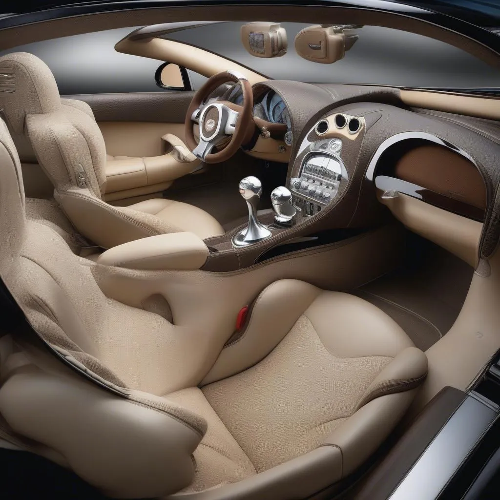 Bugatti Veyron Interior