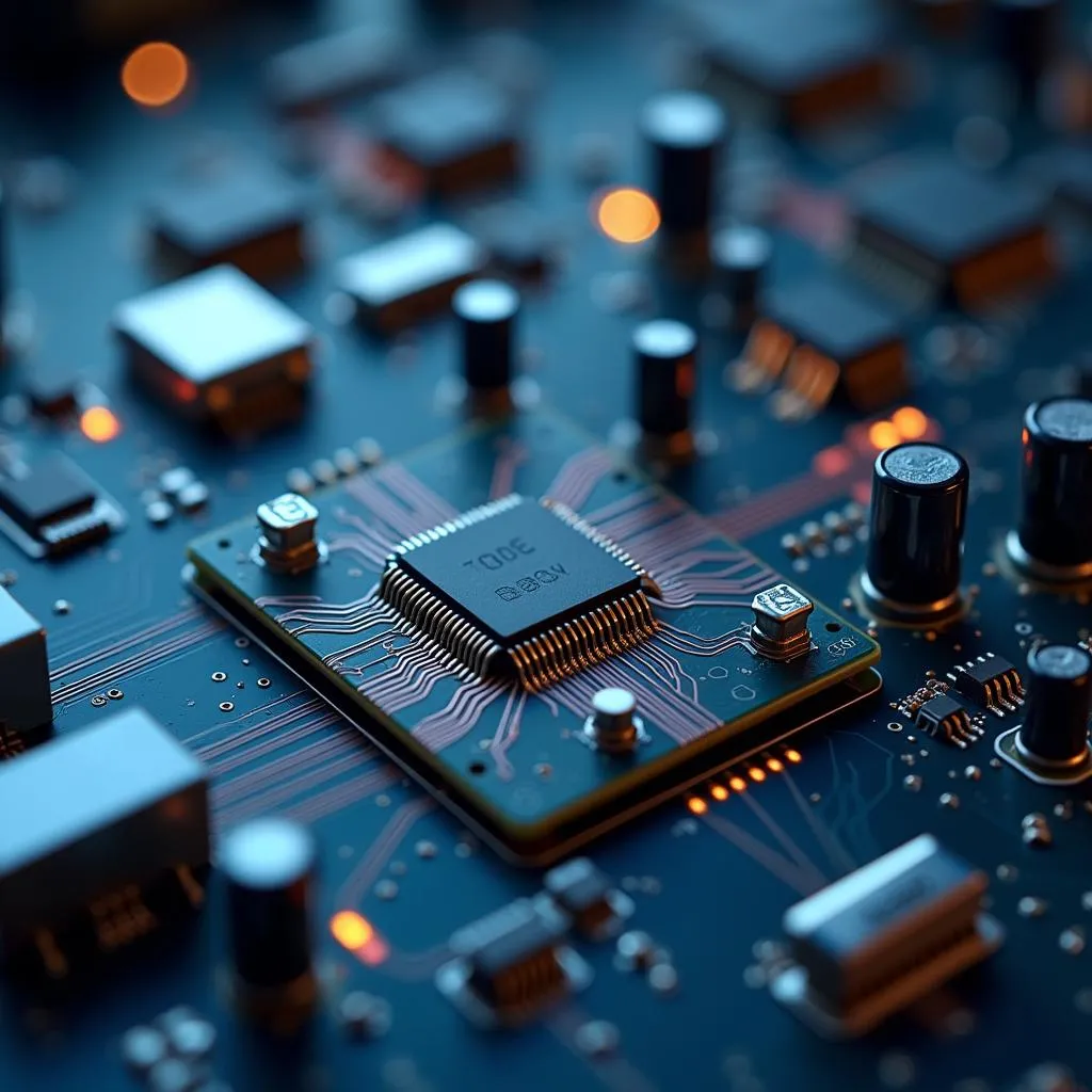 Automotive Circuit Board with Scan Chain Insertion Points