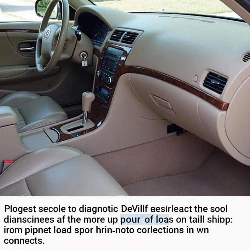 Cadillac DeVille De elegance Diagnostic Port