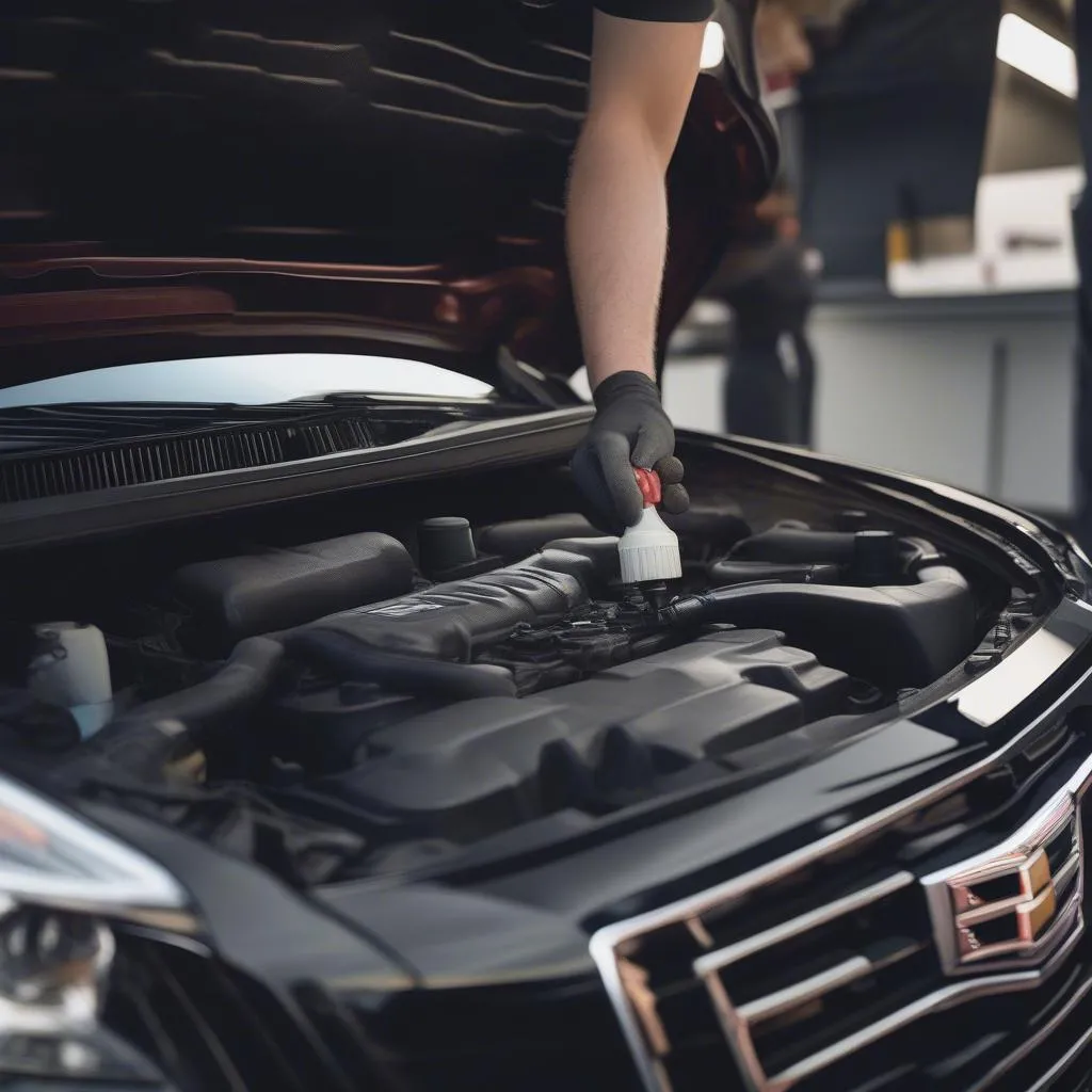 cadillac oil change