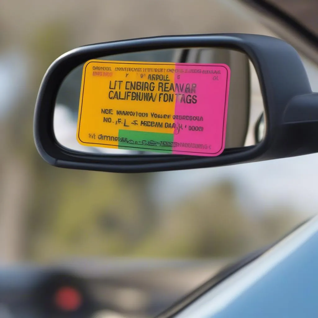 California Car Tag Renewal Reminder