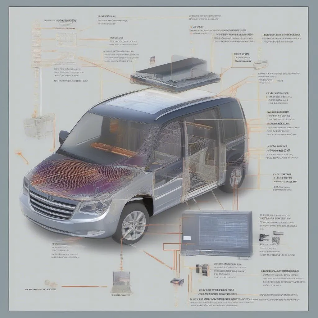 Diagram of a CAN bus system