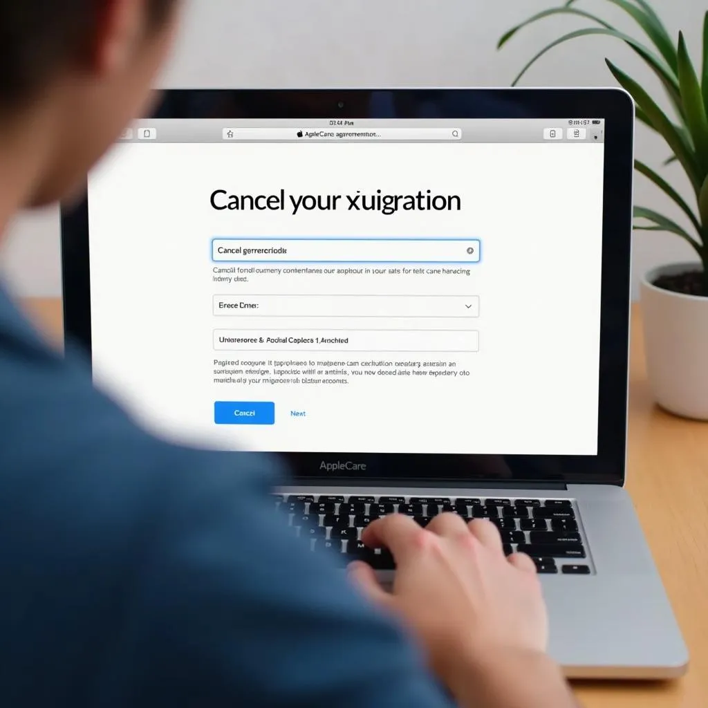 Canceling AppleCare Online