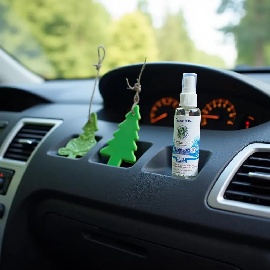 Car Air Fresheners on Dashboard