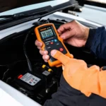 Car Battery and Scan Tool