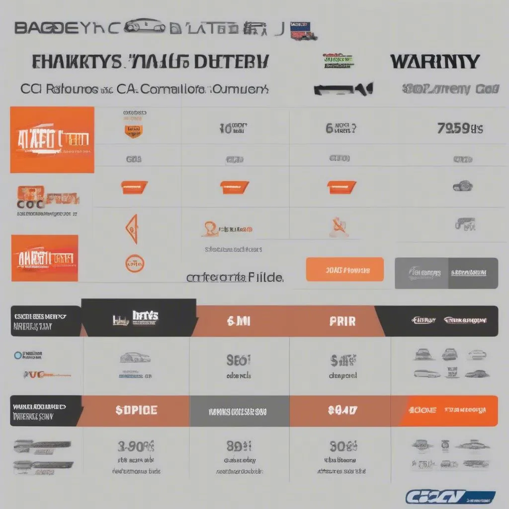 Car Battery Comparison Chart