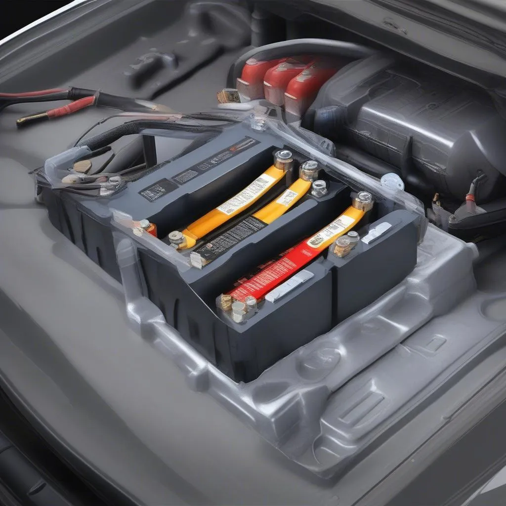 Car Battery Internal Components