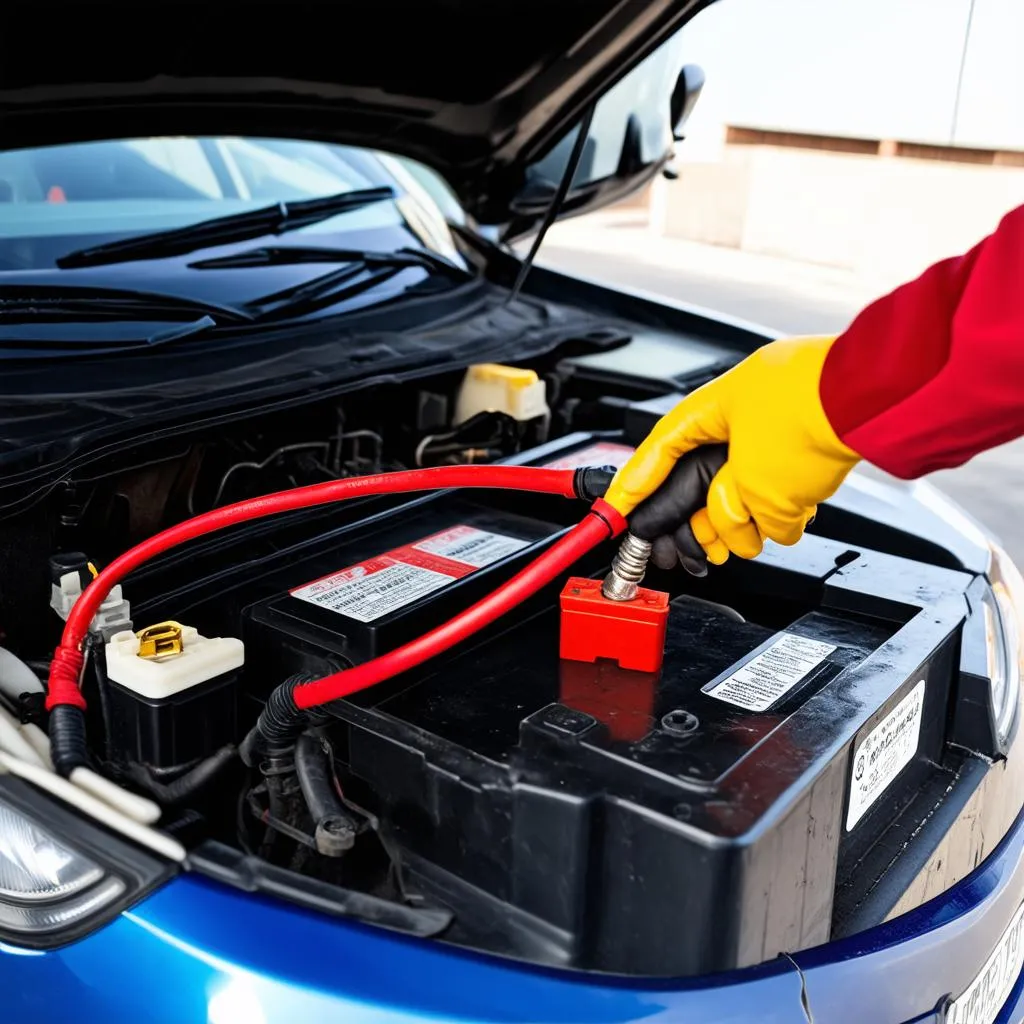 Car Battery Jump Start