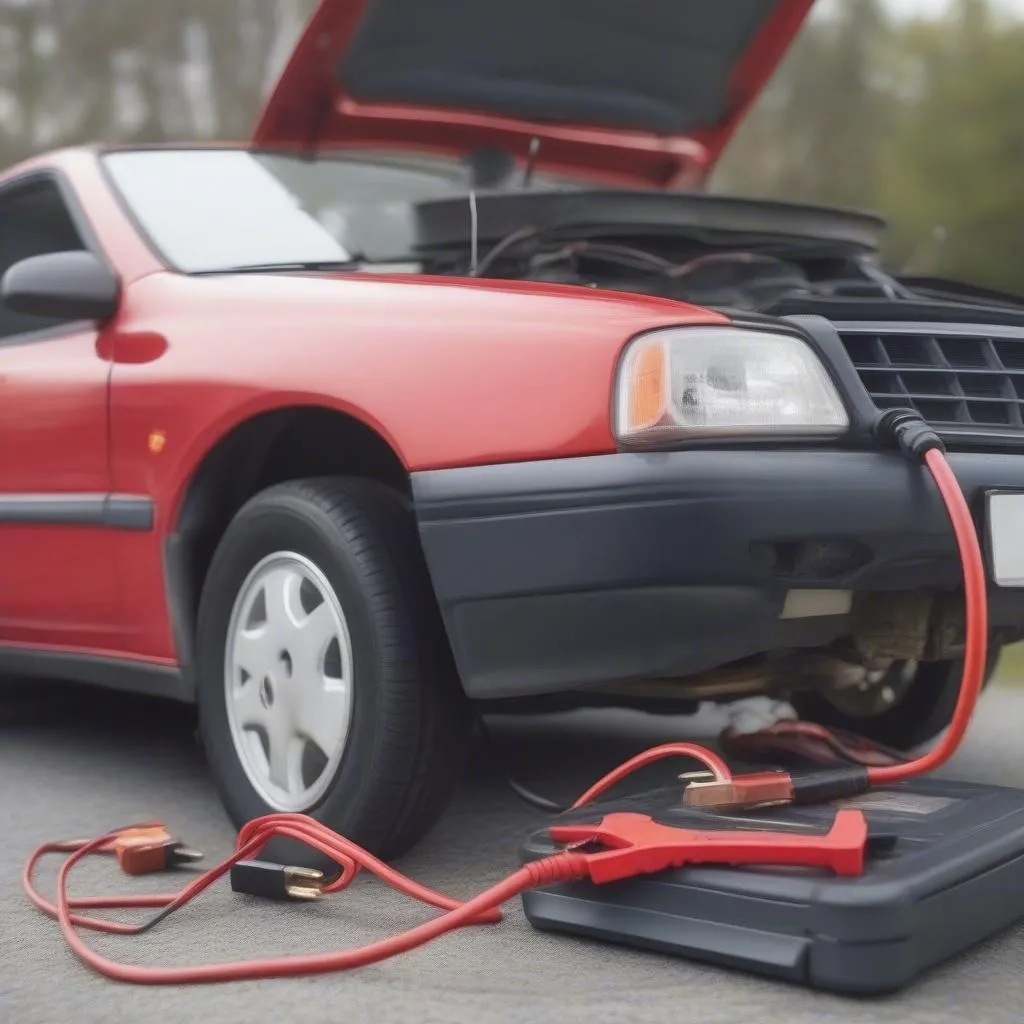 Car Battery Jump Start