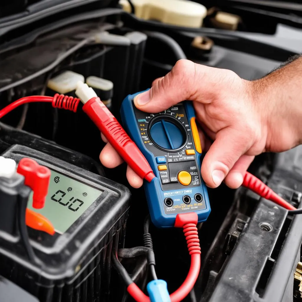 Car Battery Voltage Test