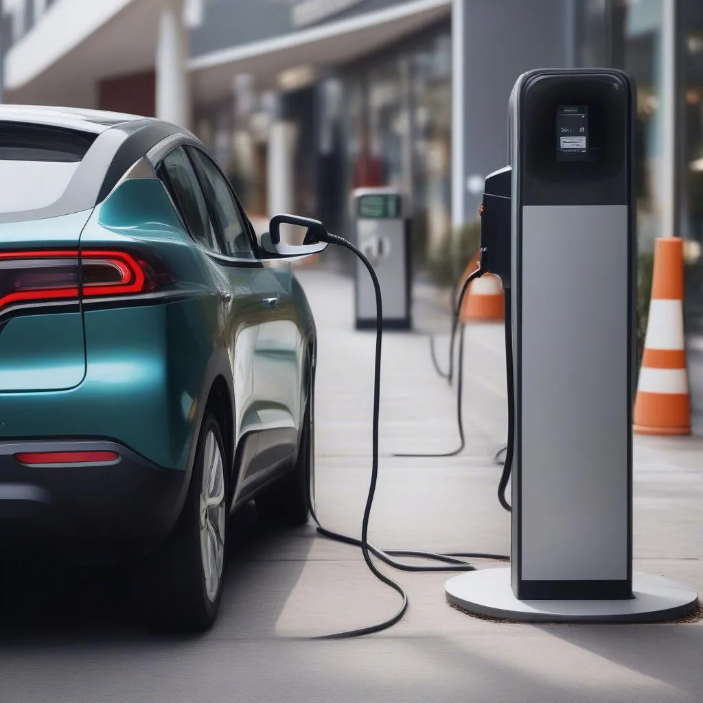 Recharge your electric vehicle while shopping at the mall