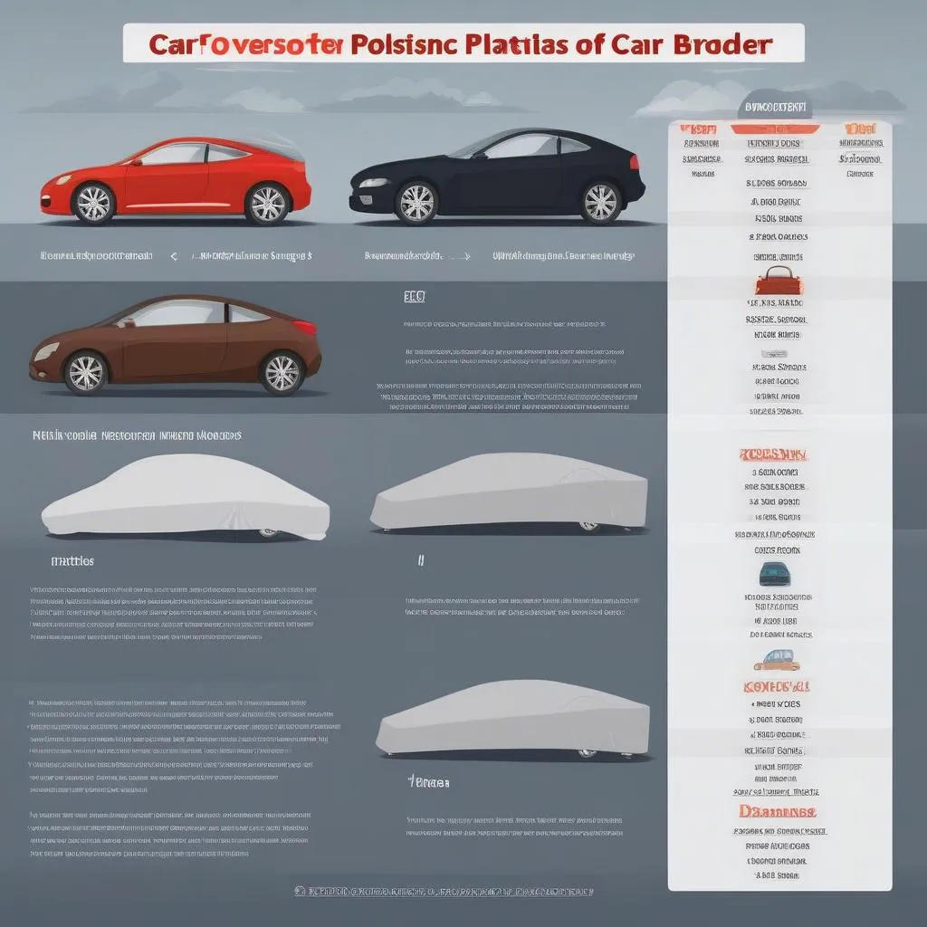 Car Cover Materials Comparison Chart