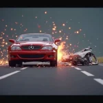 Car crash simulation GIF