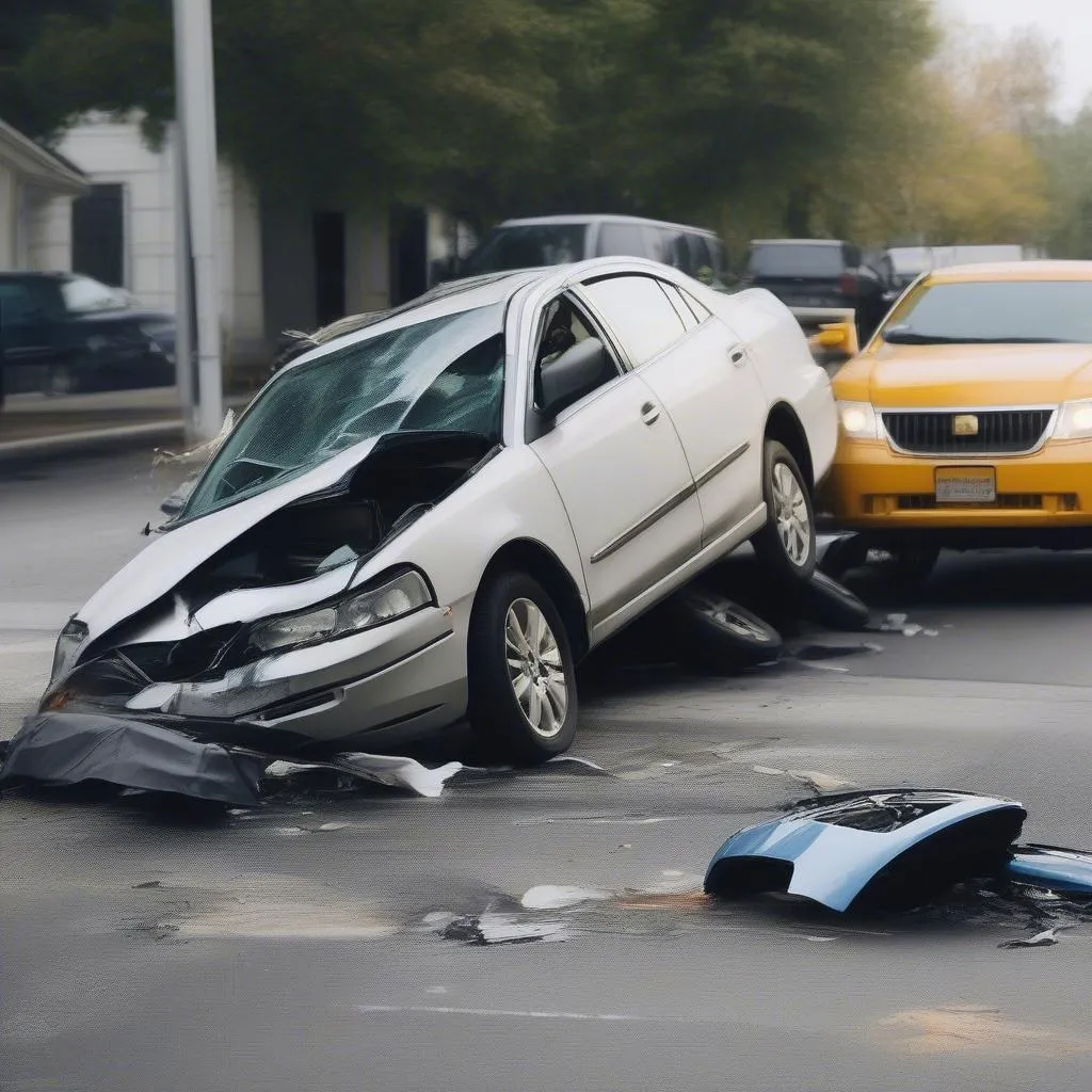 A car crashing into the White House and the impact on safety features in vehicles.