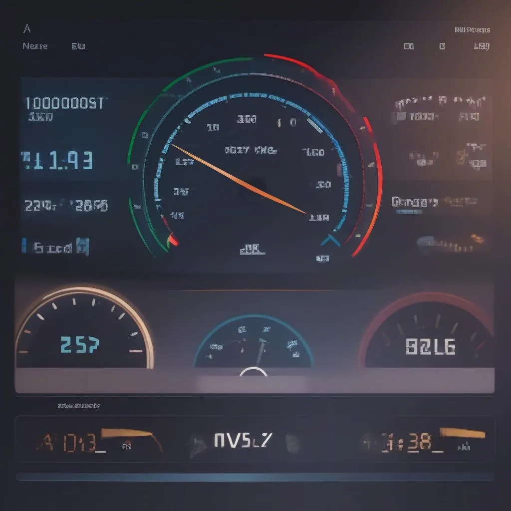 Car dashboard data