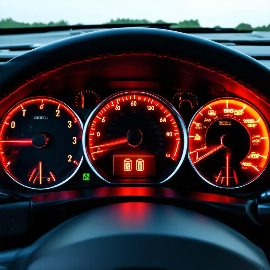 Car Dashboard Warning Lights