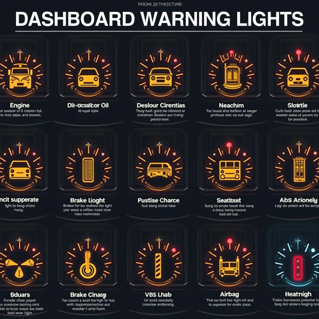 Car Dashboard Warning Lights