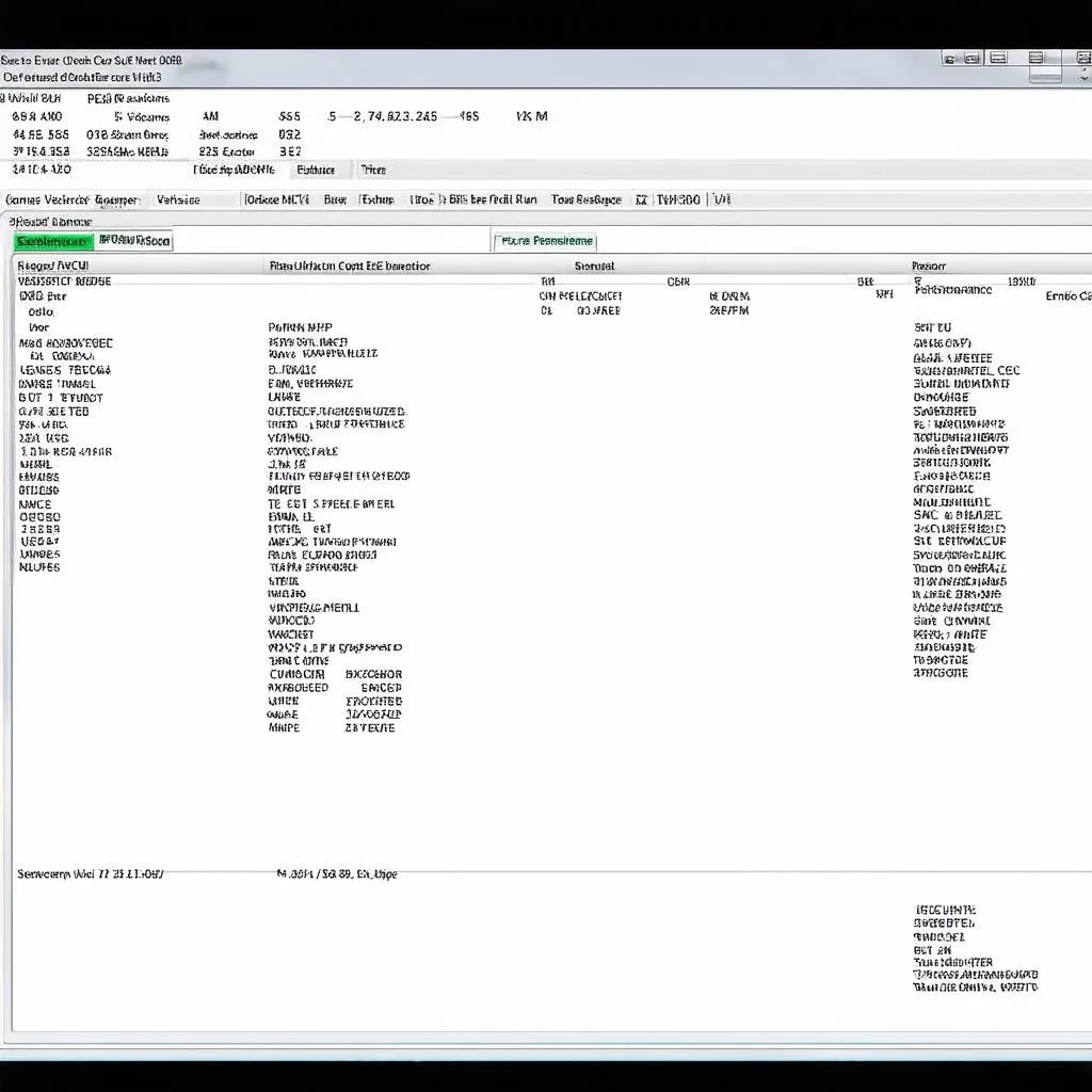 Car Diagnostic Software Interface