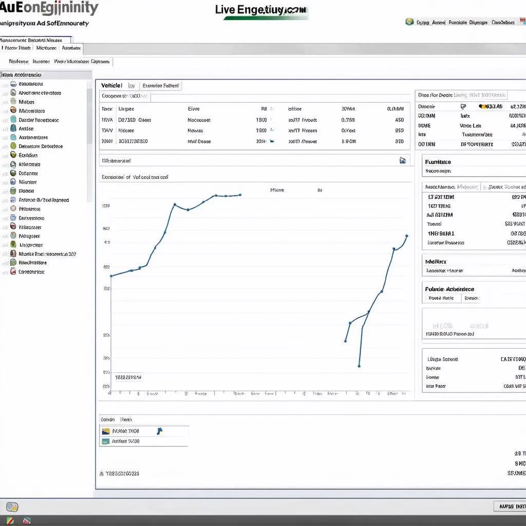 Screenshot of AutoEnginuity software interface