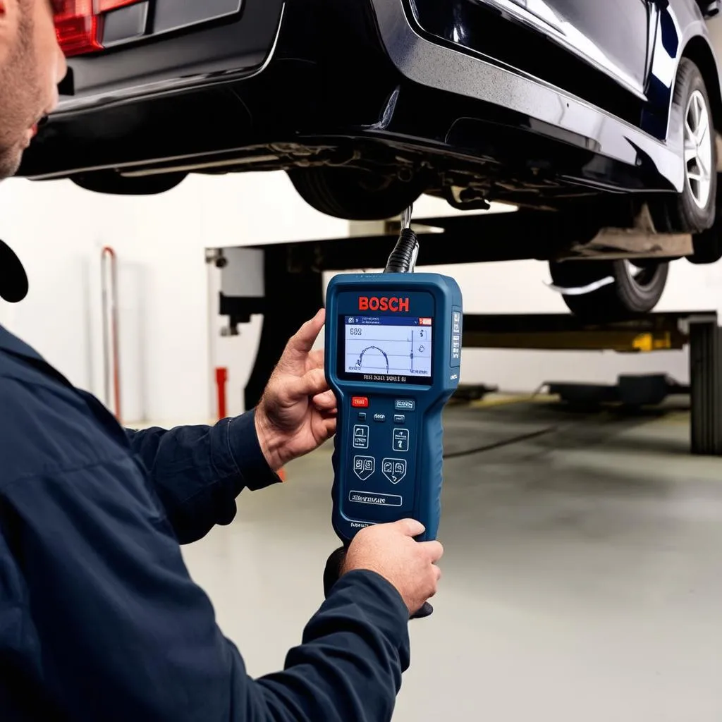 Car Diagnostic with Bosch Scan Tool