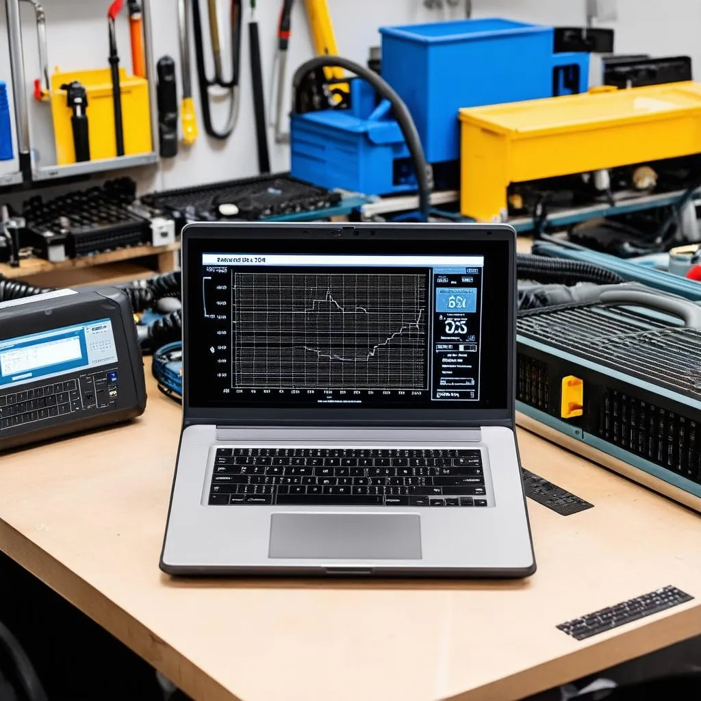 Modern car diagnostics setup