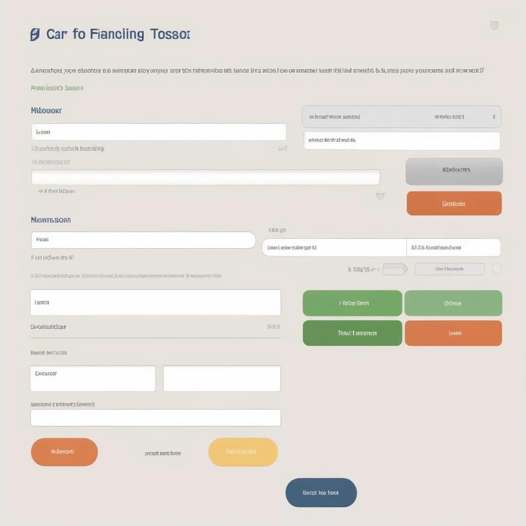 Car Financing Calculator