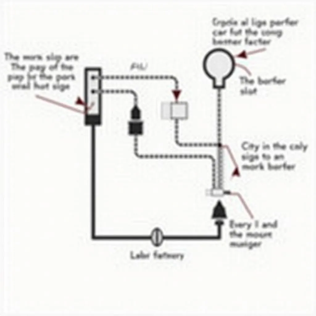 Car ignition system components diagram