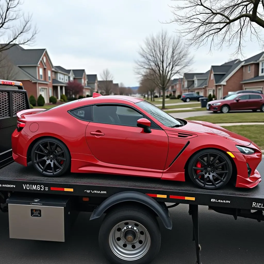 Impounded Car with Illegal Modifications