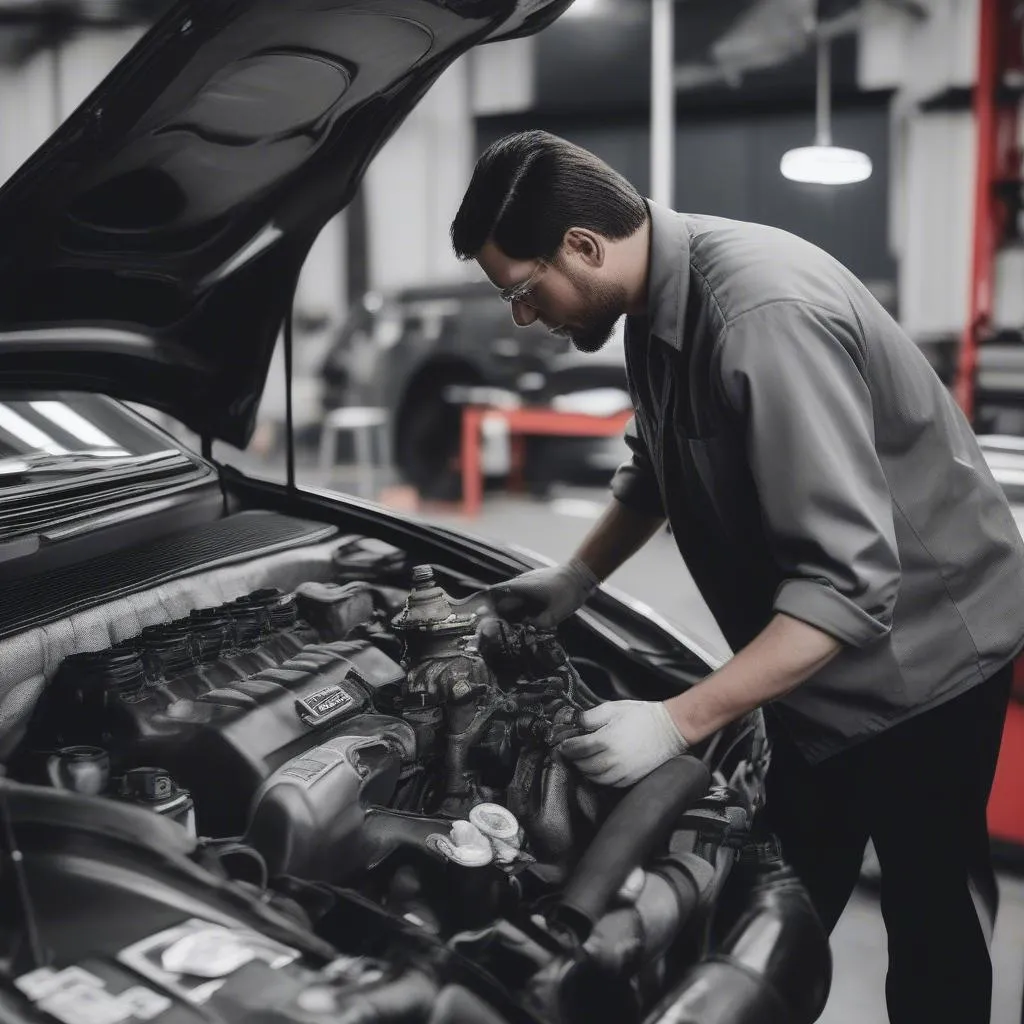 Pre-purchase inspection for a used car