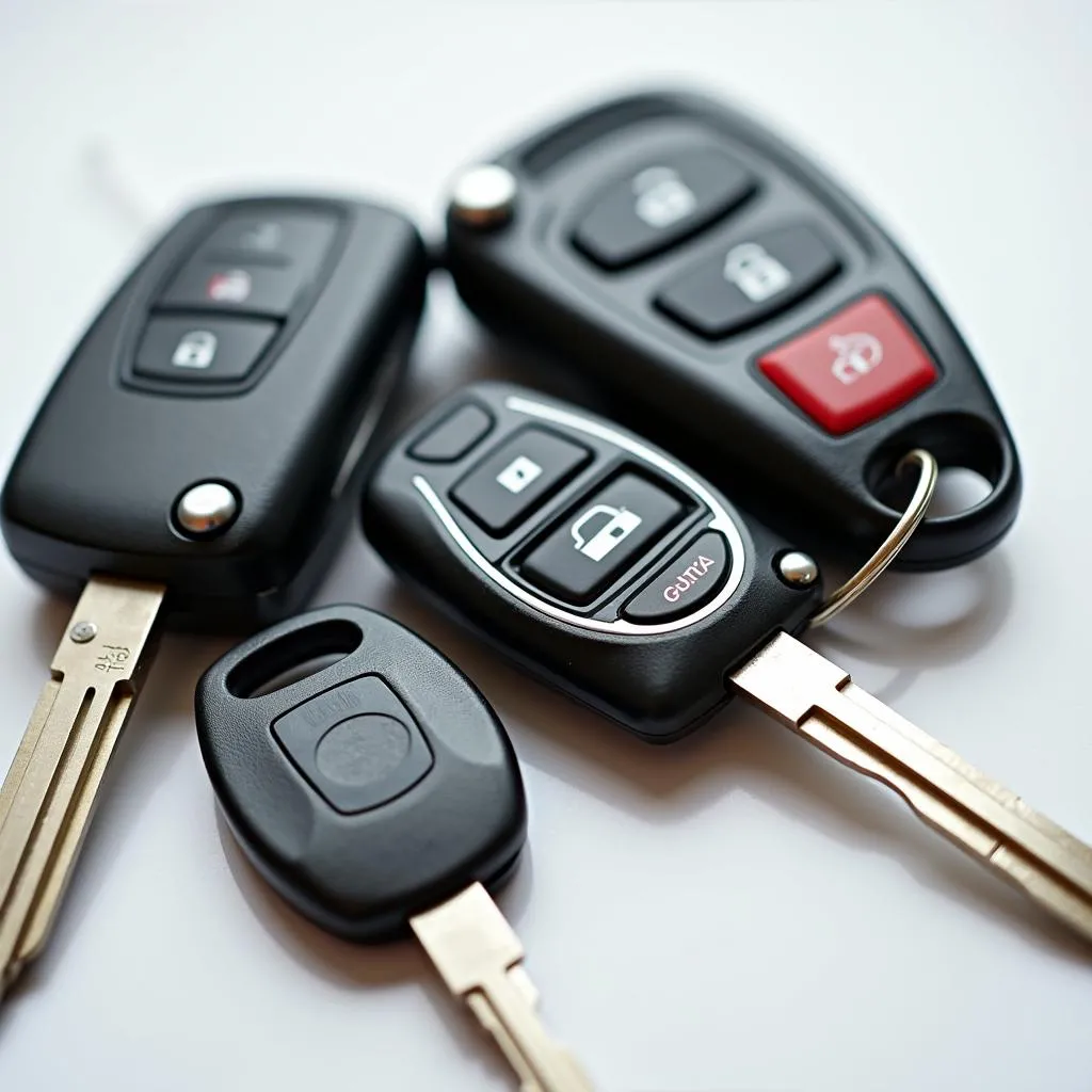 Different car key types