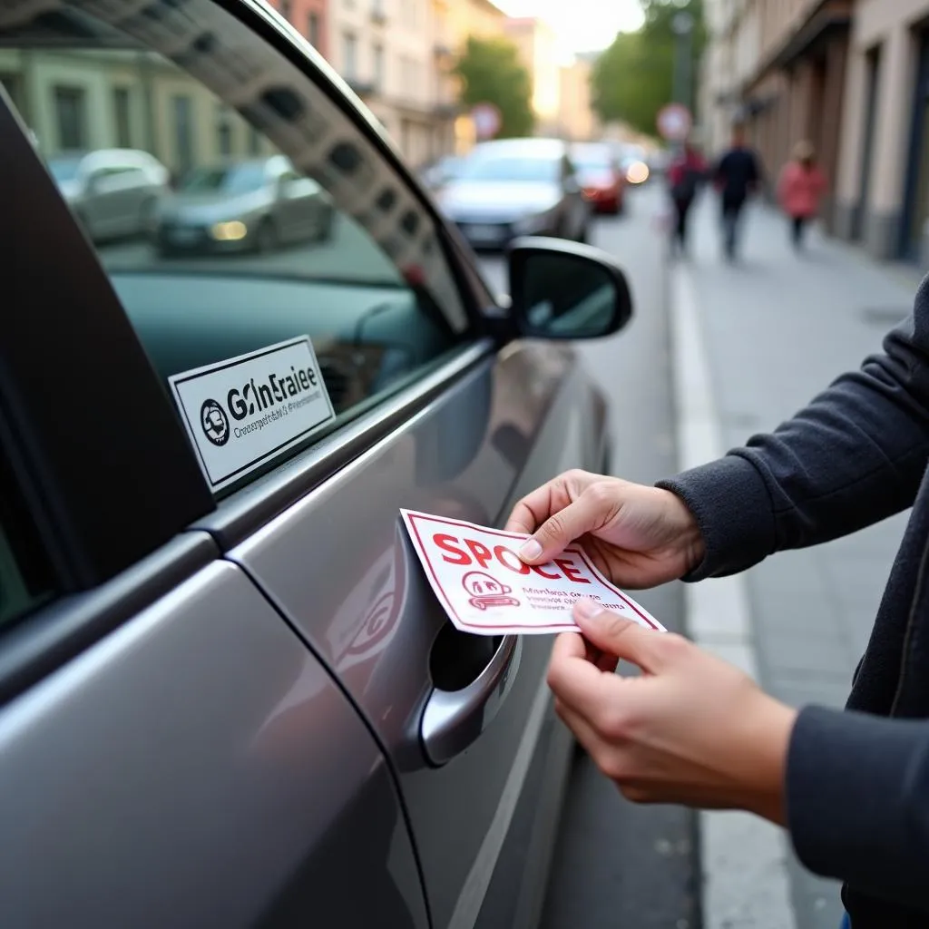 Car Magnet Sign Installation