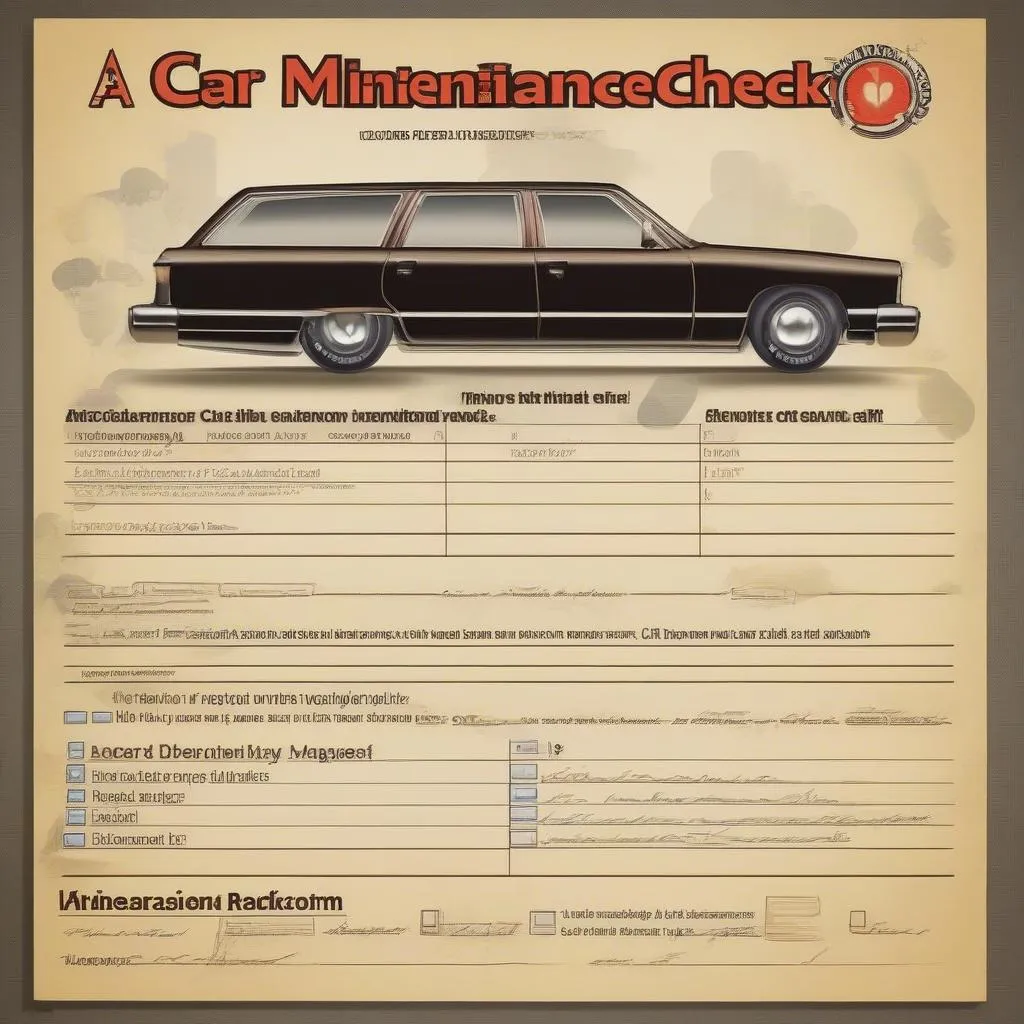 car maintenance checklist