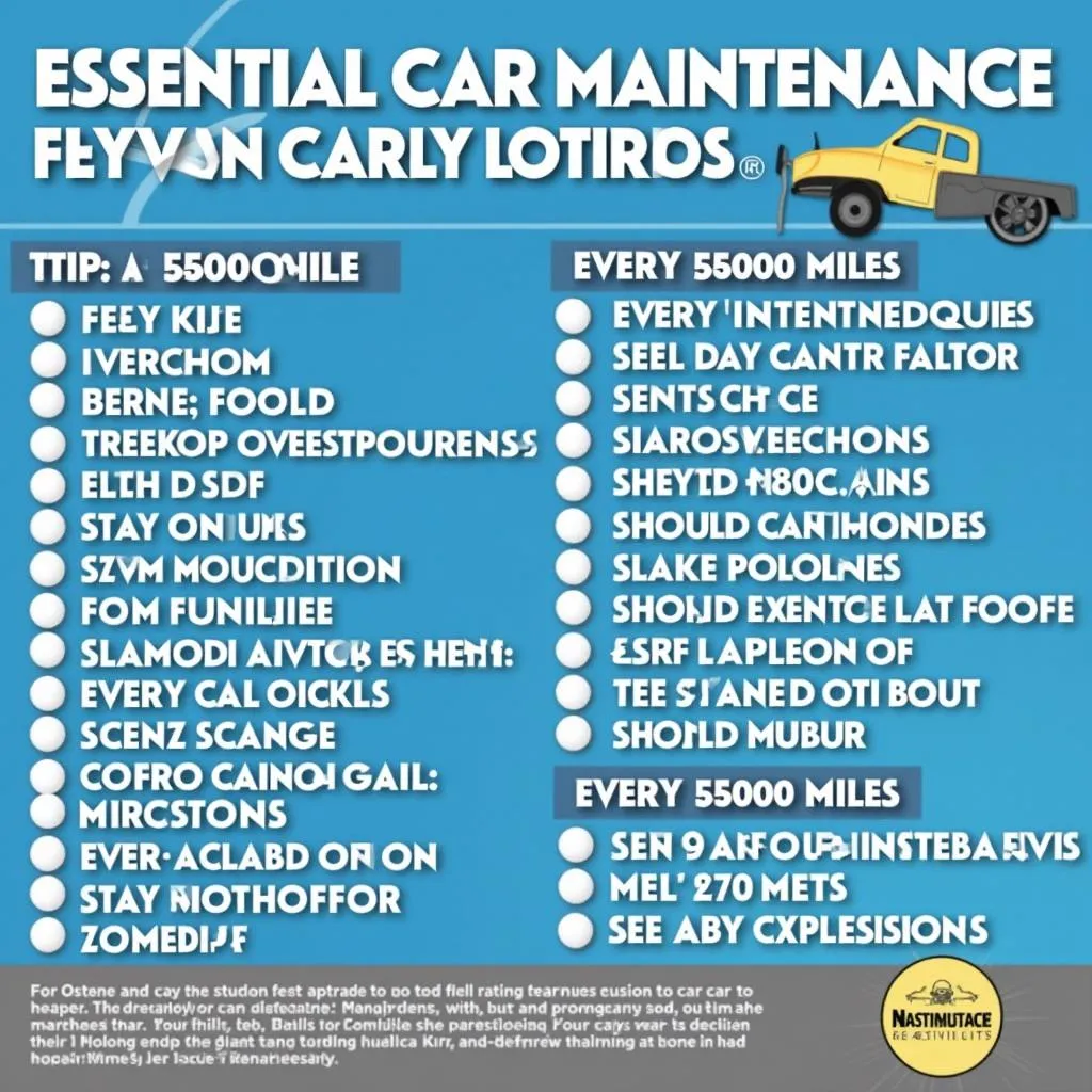 Car Maintenance Checklist