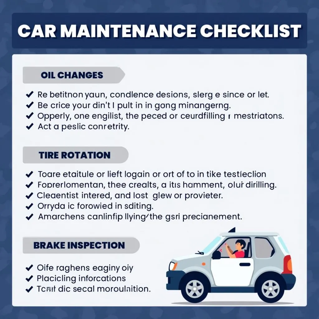 Car Maintenance Checklist 