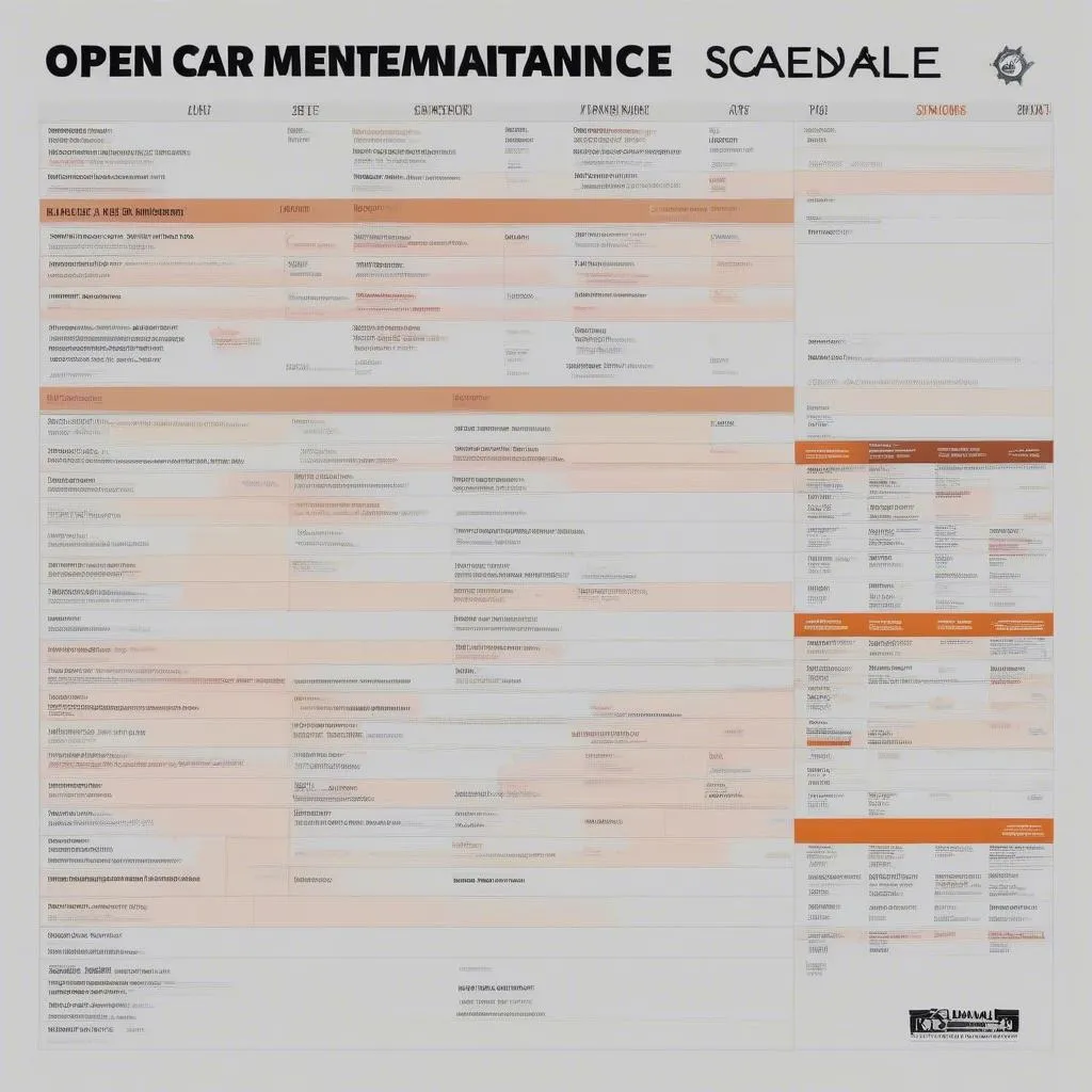 Car Maintenance Schedule