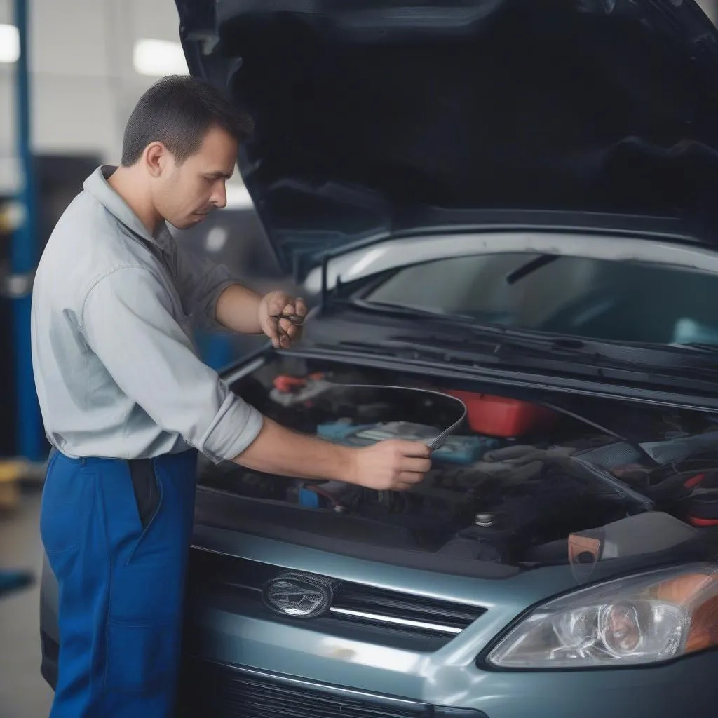 Car mechanic diagnosis