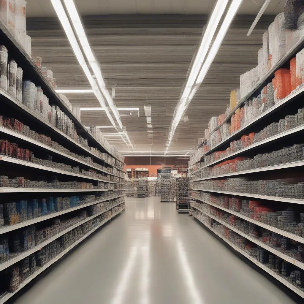 Car Parts Store Aisle