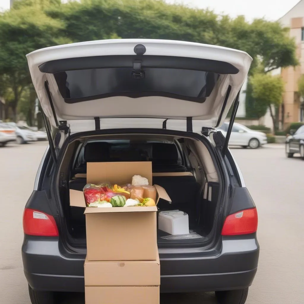 Car Refrigerator Delivery Driver