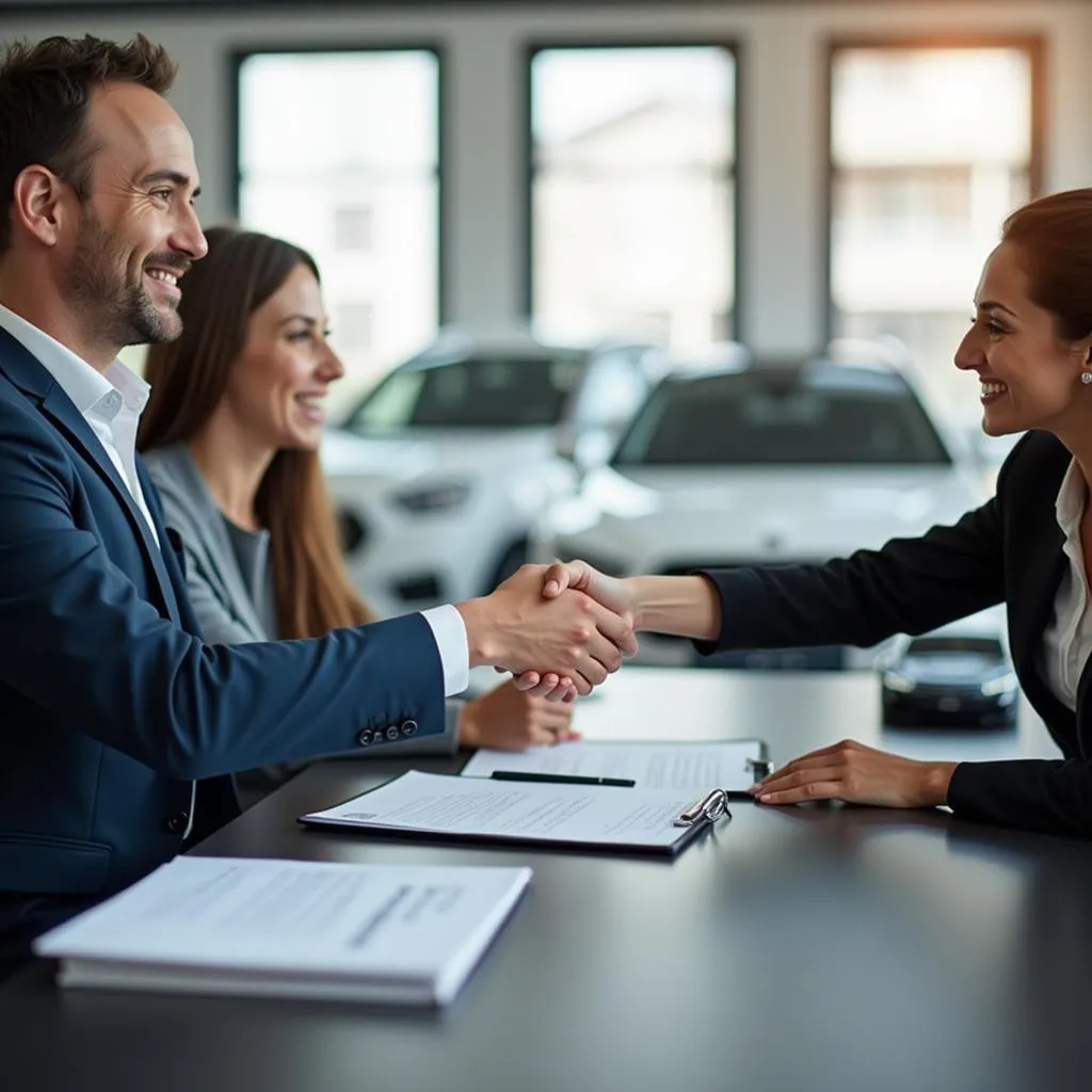 Negotiating car salesman salary