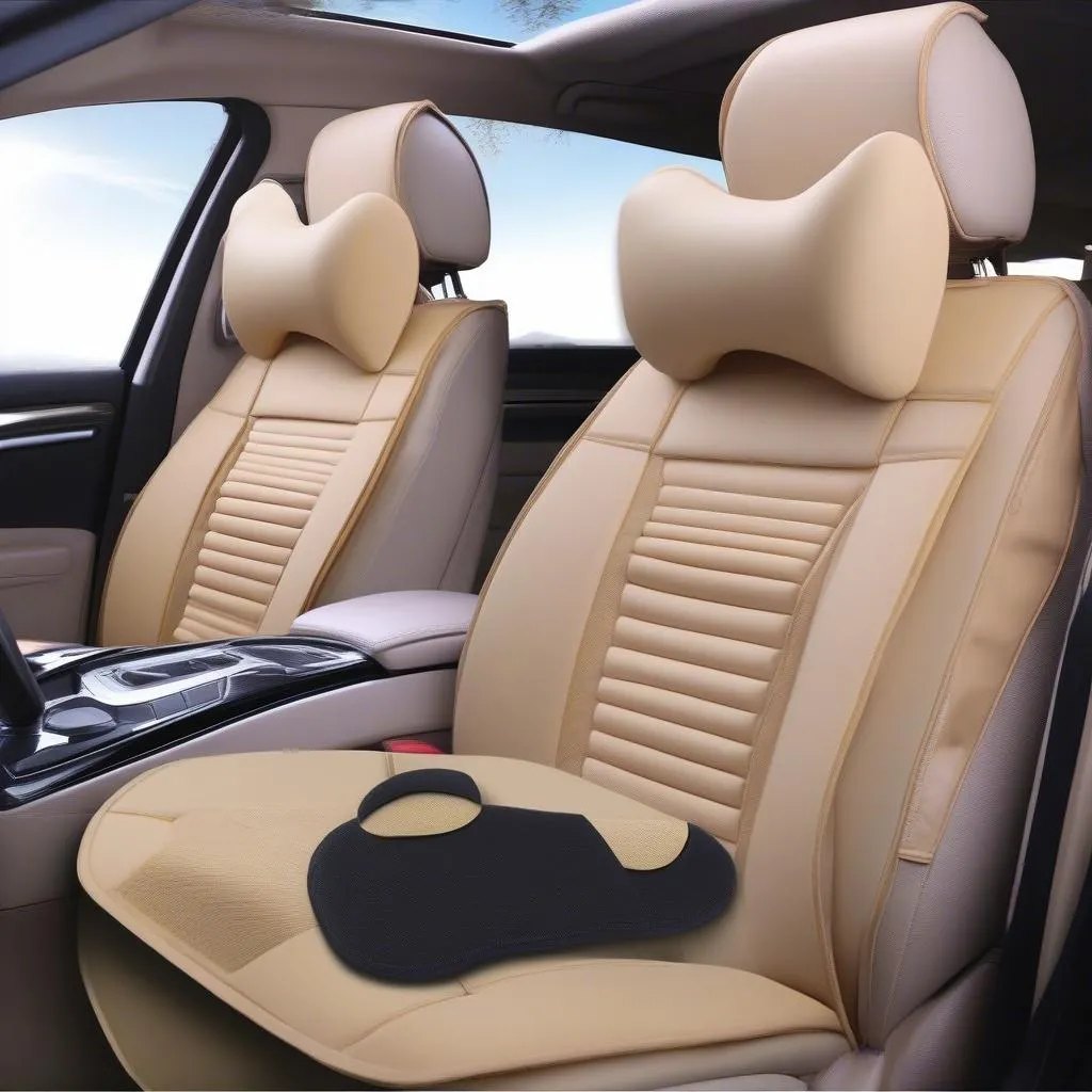 Car seat pad types