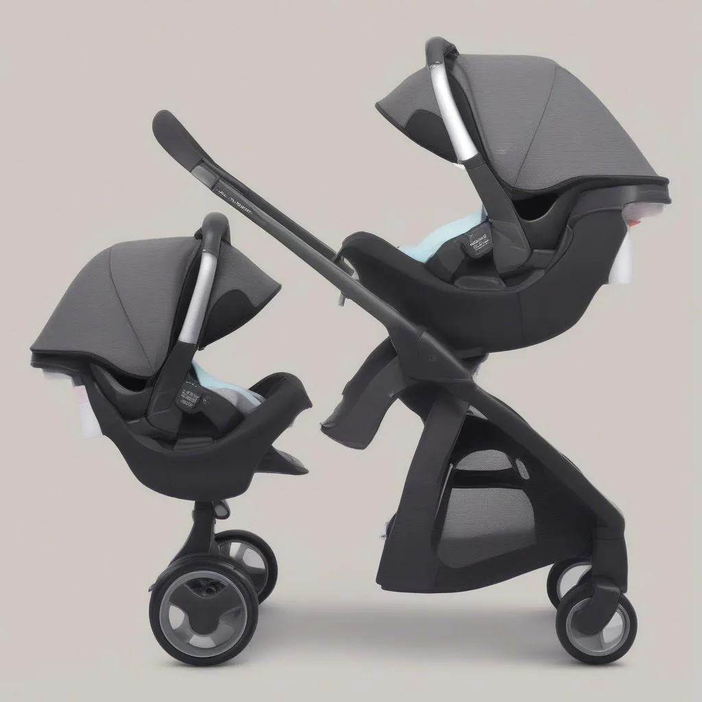 Car Seat Transforming into Stroller