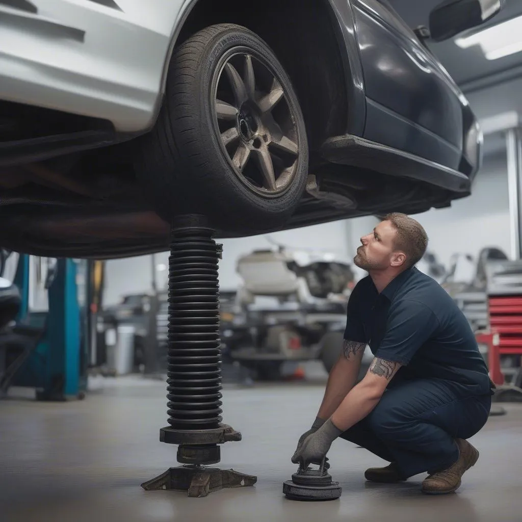 car suspension check