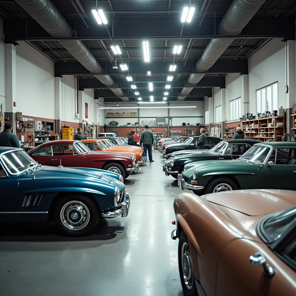 Car Upholstery Shop Interior