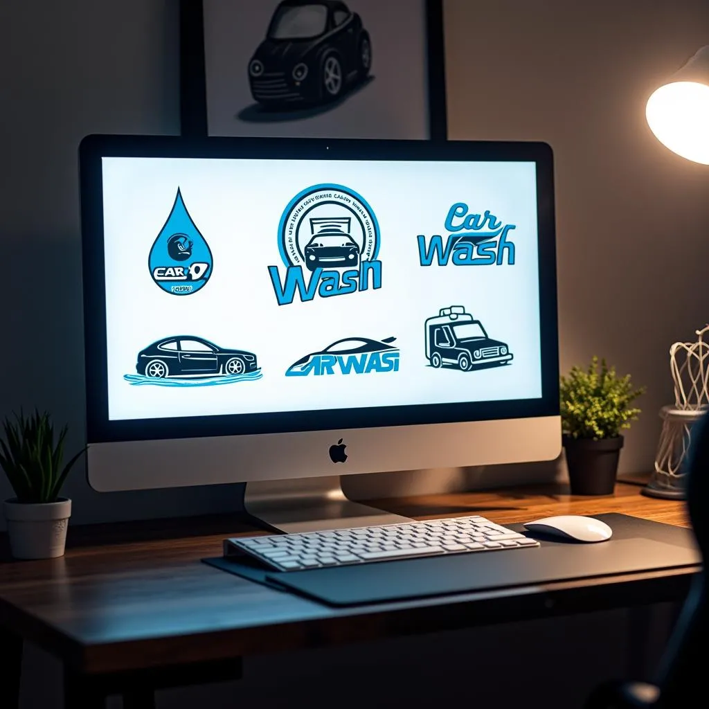 Car Wash Logo Design Elements