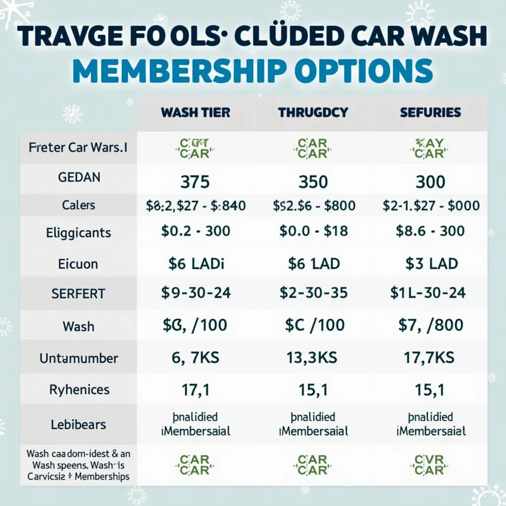 Car Wash Membership Options